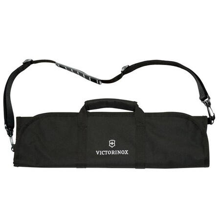 Swiss Arms Swiss Army Brands VIC-44956 2019 Victorinox Kitchen Special Set with Culinary Storage & Knife Roll Polyester; Black VIC-44956